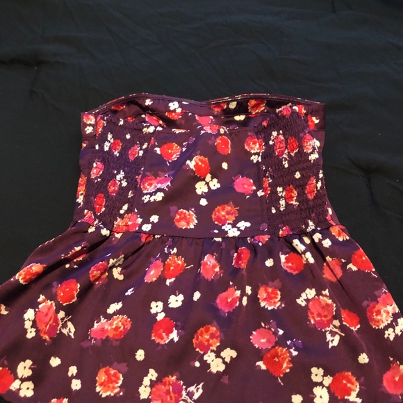 American Eagle Silky Tube Top, Size XS Floral Prin - Picture 2 of 3
